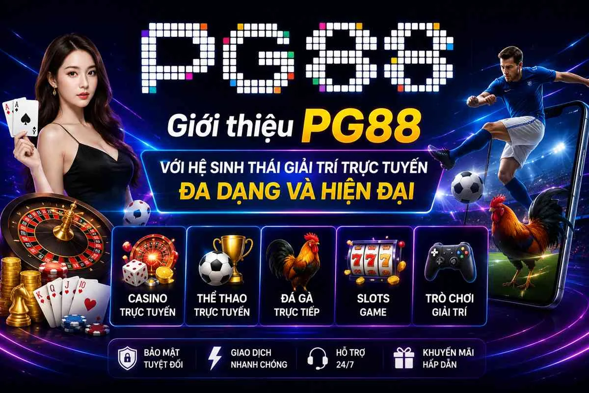 Giới thiệu PG88 với hệ sinh thái giải trí trực tuyến đa dạng và hiện đại Giới thiệu PG88 với hệ sinh thái giải trí trực tuyến đa dạng và hiện đại