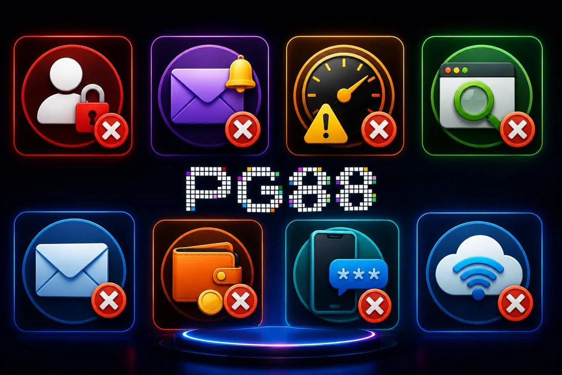 Các lỗi thường gặp tại PG88 và cách xử lý Các lỗi thường gặp tại PG88 và cách xử lý