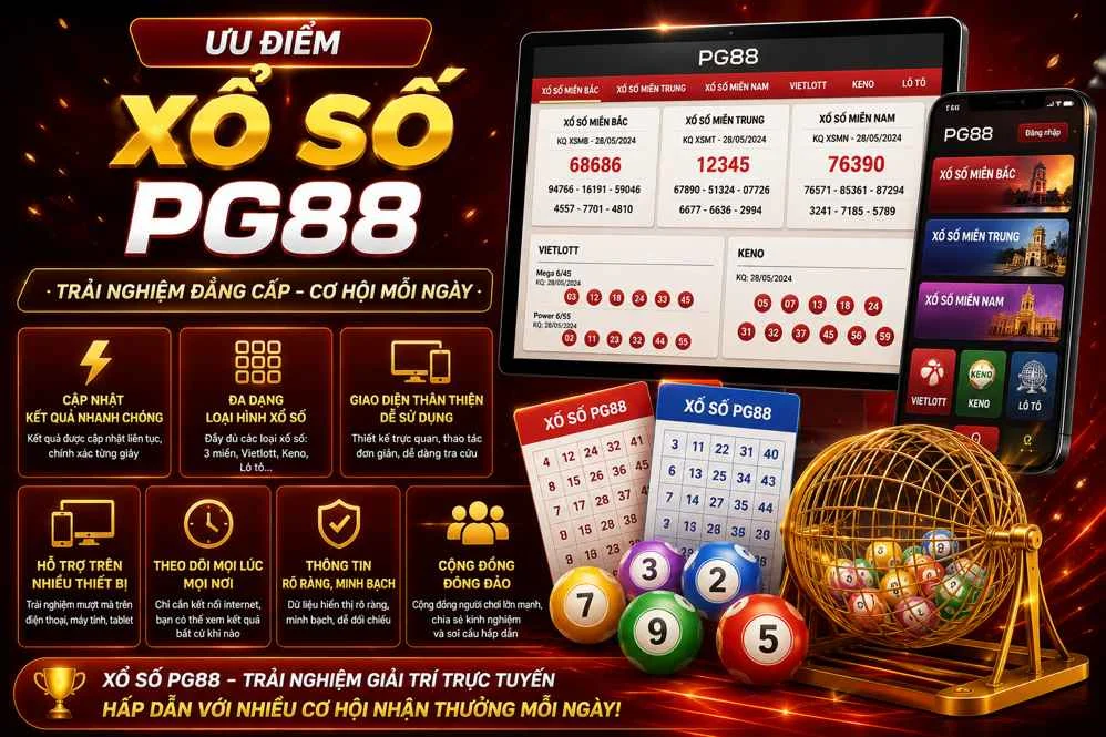 Ưu điểm xổ số PG88 Ưu điểm xổ số PG88