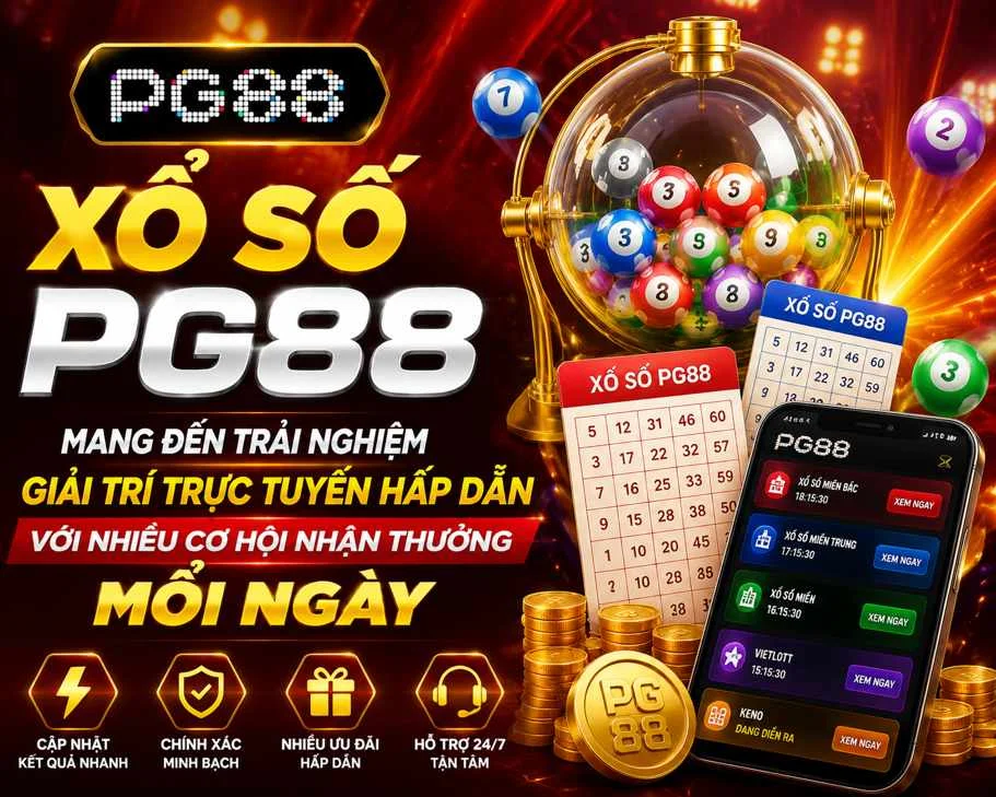 Xổ số PG88 mang đến trải nghiệm giải trí trực tuyến hấp dẫn với nhiều cơ hội nhận thưởng mỗi ngày. Xổ số PG88 mang đến trải nghiệm giải trí trực tuyến hấp dẫn với nhiều cơ hội nhận thưởng mỗi ngày.